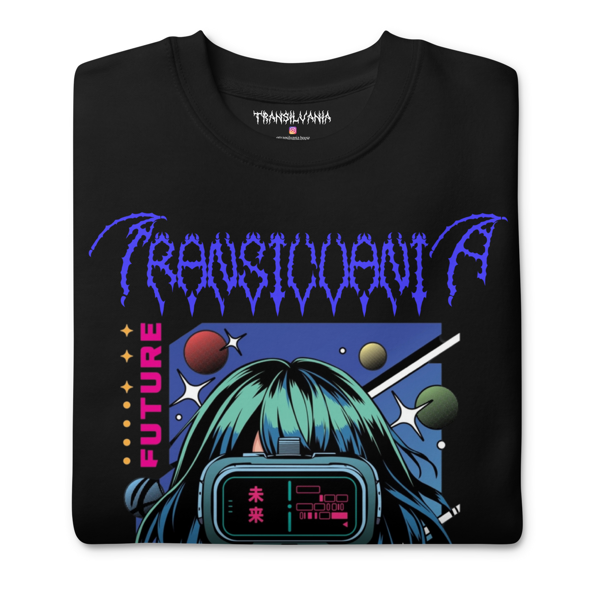 Futuristic Anime Sweatshirt – Limited Edition Cyberpunk Vision